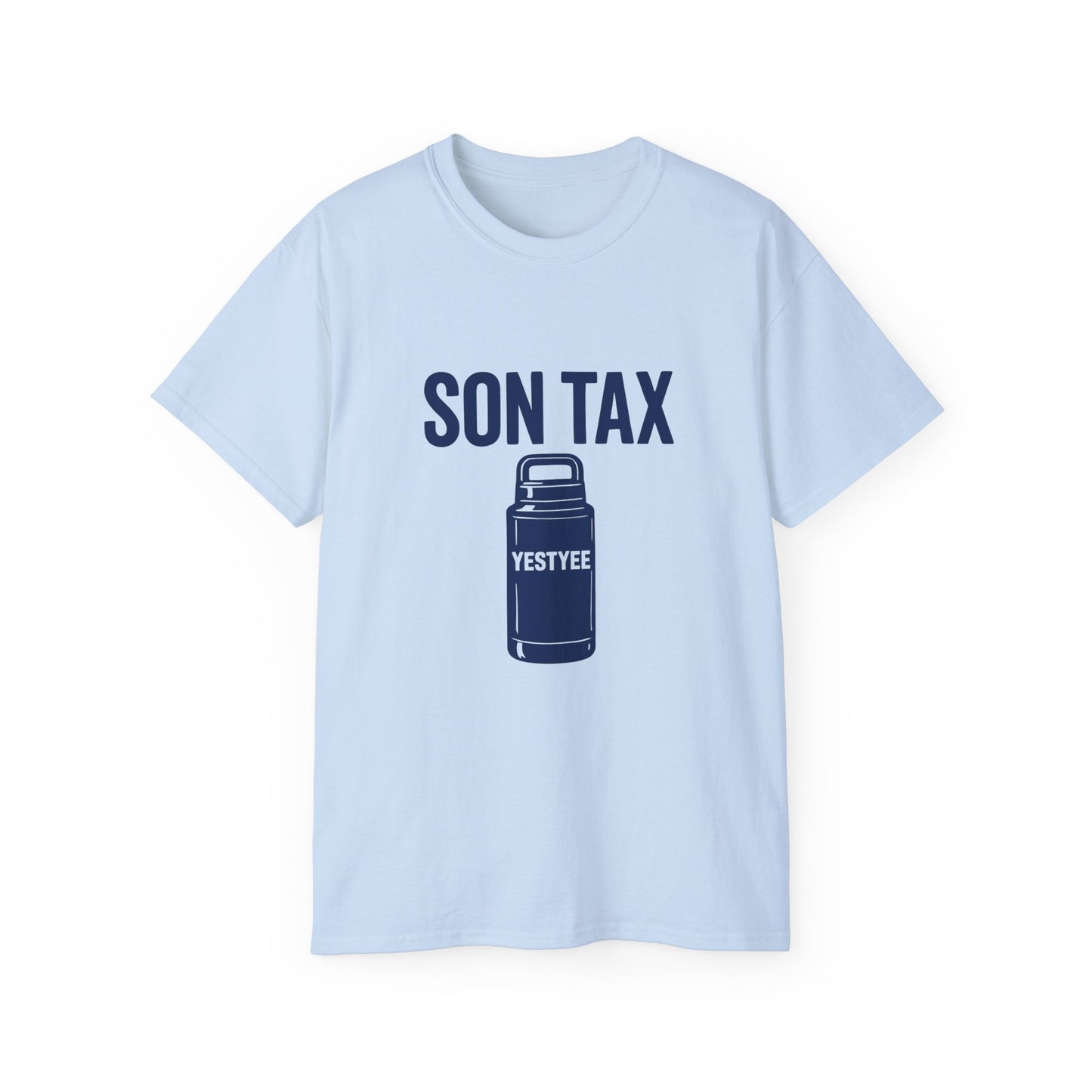 Humorous Unisex Cotton Tee - 'Son Tax' T-Shirt, Father's Day Gift, Casual Wear, Funny Gift for Dad, Unique Birthday Present