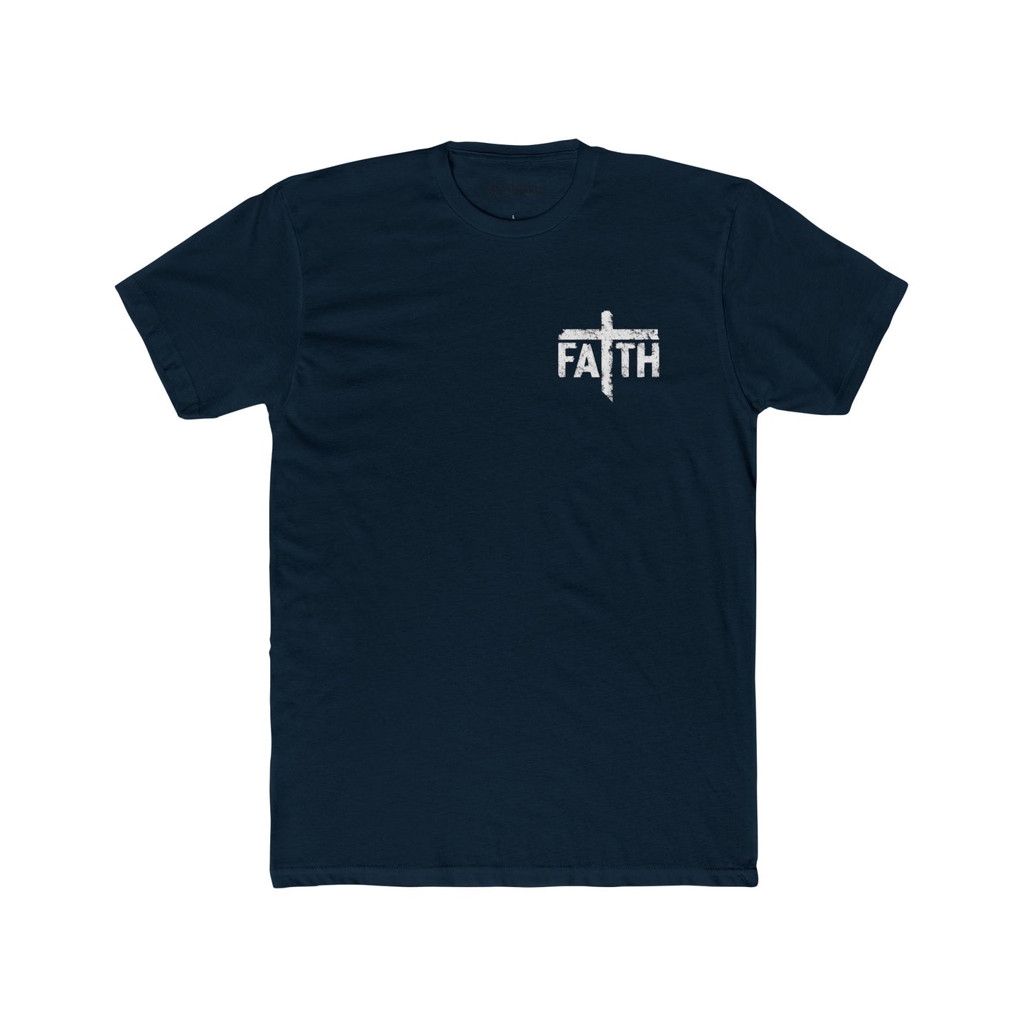 Faith Unisex Cotton Crew Tee, Inspirational Tee, Gift for Believers, Faith-Based Apparel, Christian T-Shirt, Casual Everyday Wear