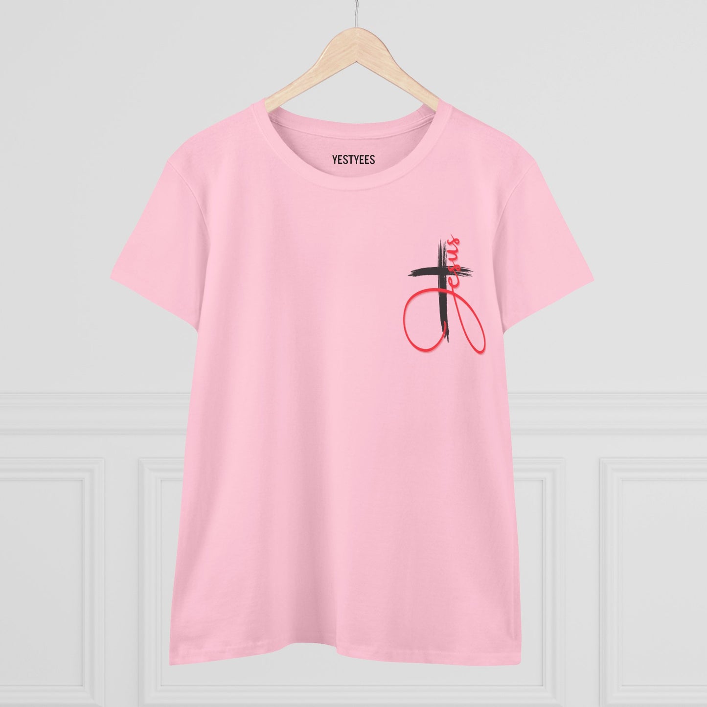 Stylish Christian Women's Midweight Cotton Tee with Unique Design, Casual Wear, Gift Idea, Trendy Tee, Everyday Top, Comfortable Shirt