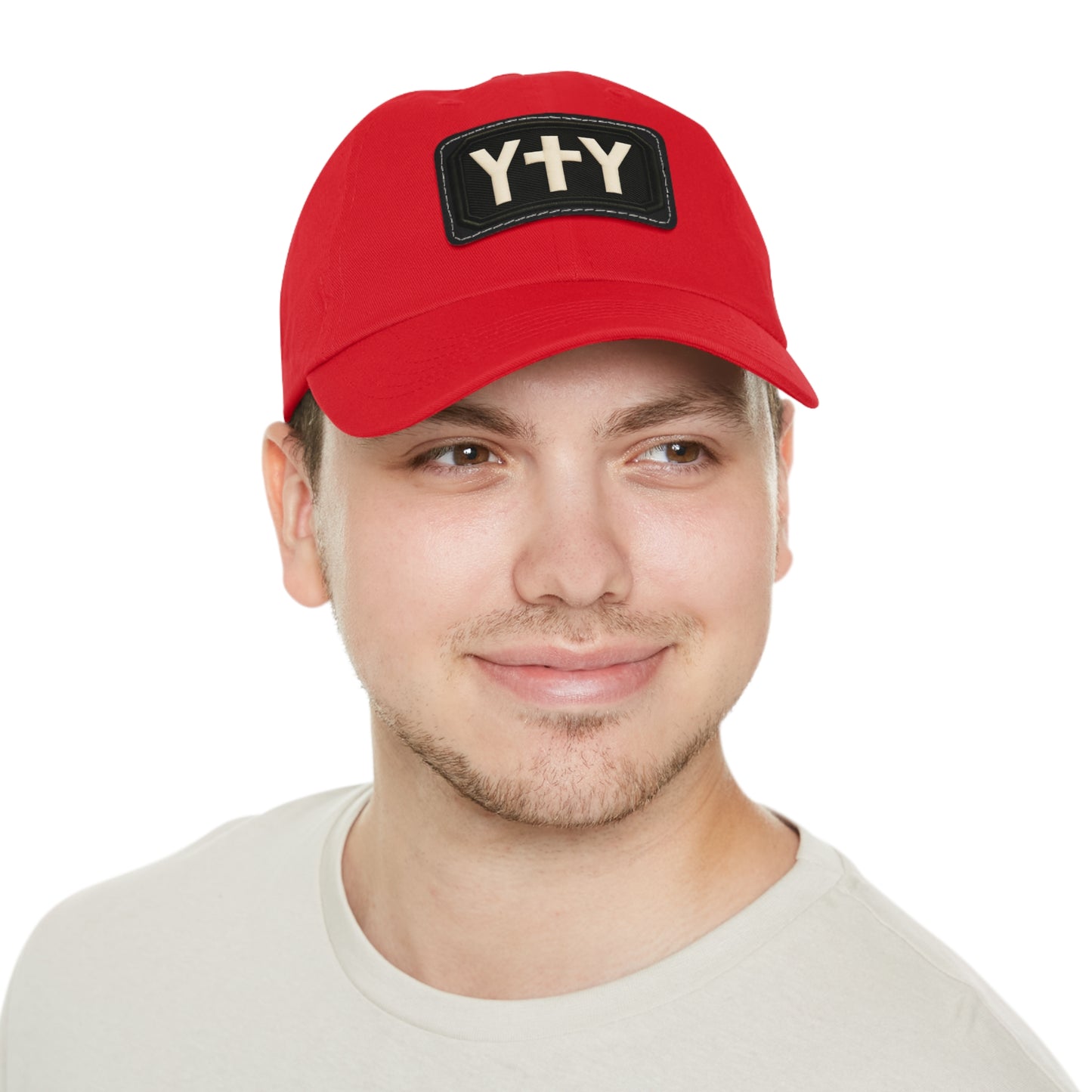 Stylish Dad Hat with Leather Patch | Casual Chic Outdoor Accessory, Perfect Gift for Fathers, Birthdays, Family Gatherings, Everyday Wear