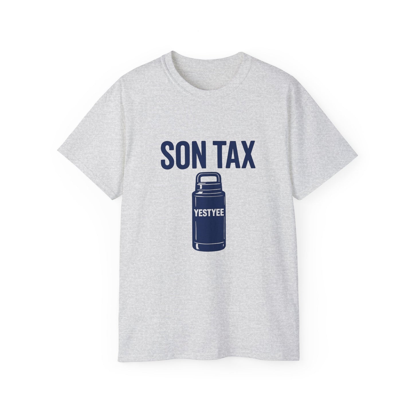 Humorous Unisex Cotton Tee - 'Son Tax' T-Shirt, Father's Day Gift, Casual Wear, Funny Gift for Dad, Unique Birthday Present