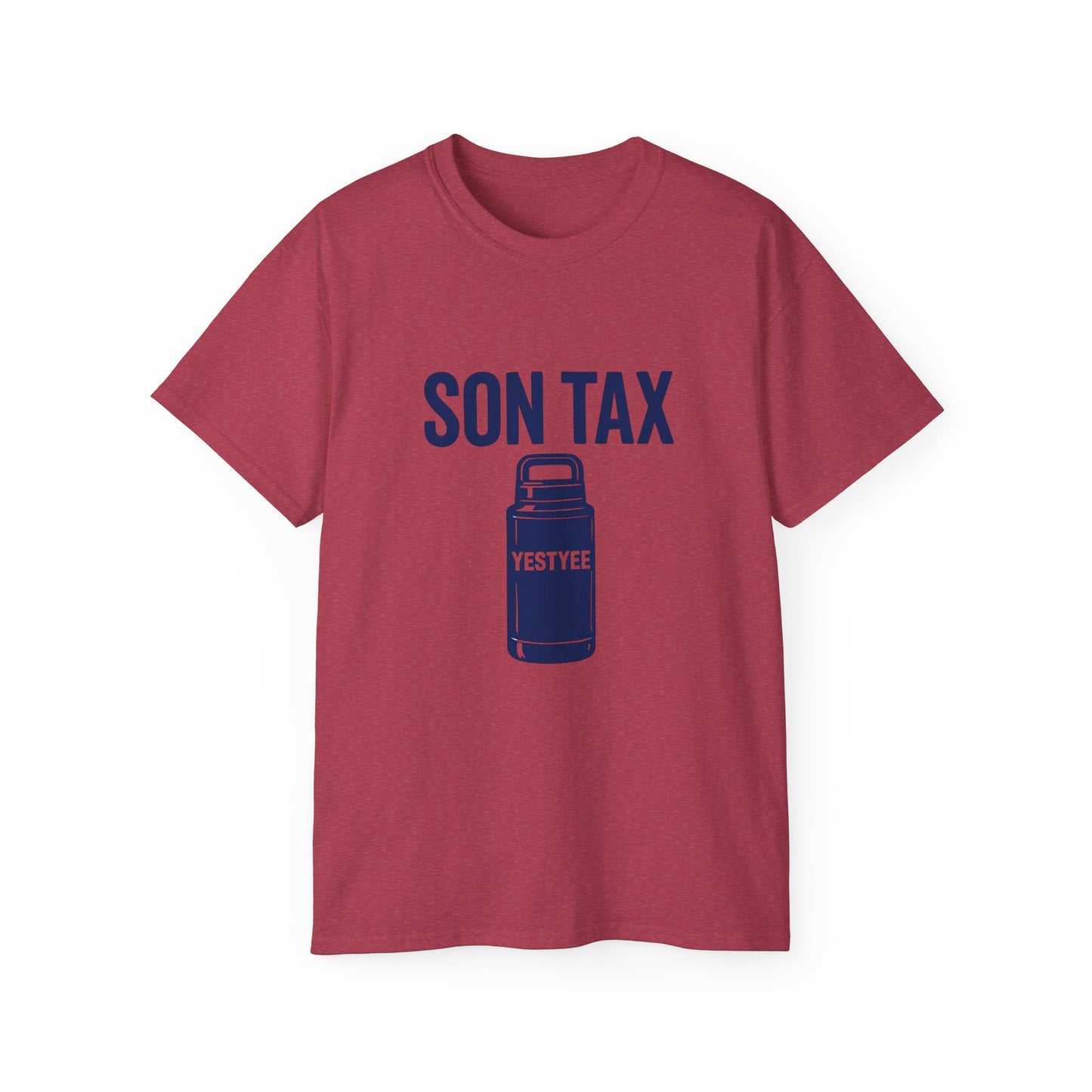 Humorous Unisex Cotton Tee - 'Son Tax' T-Shirt, Father's Day Gift, Casual Wear, Funny Gift for Dad, Unique Birthday Present