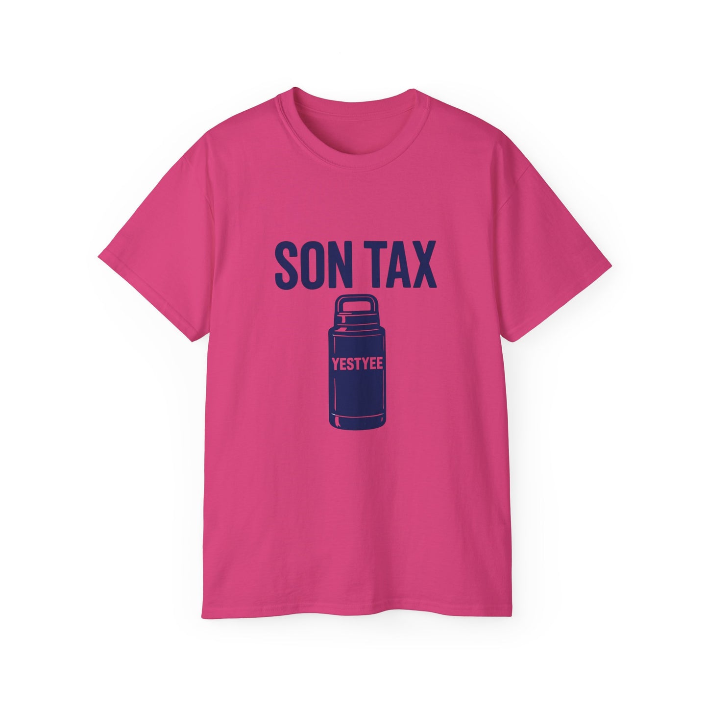 Humorous Unisex Cotton Tee - 'Son Tax' T-Shirt, Father's Day Gift, Casual Wear, Funny Gift for Dad, Unique Birthday Present
