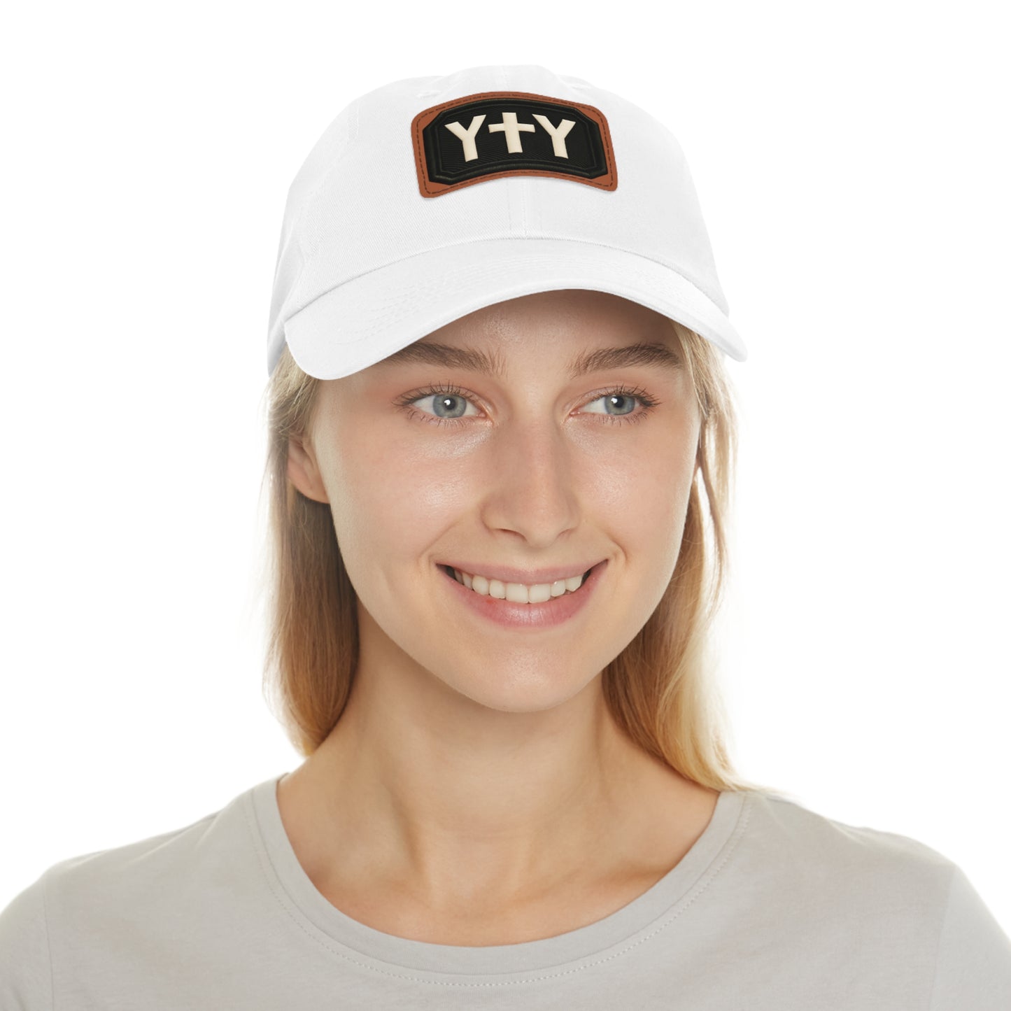 Stylish Dad Hat with Leather Patch | Casual Chic Outdoor Accessory, Perfect Gift for Fathers, Birthdays, Family Gatherings, Everyday Wear