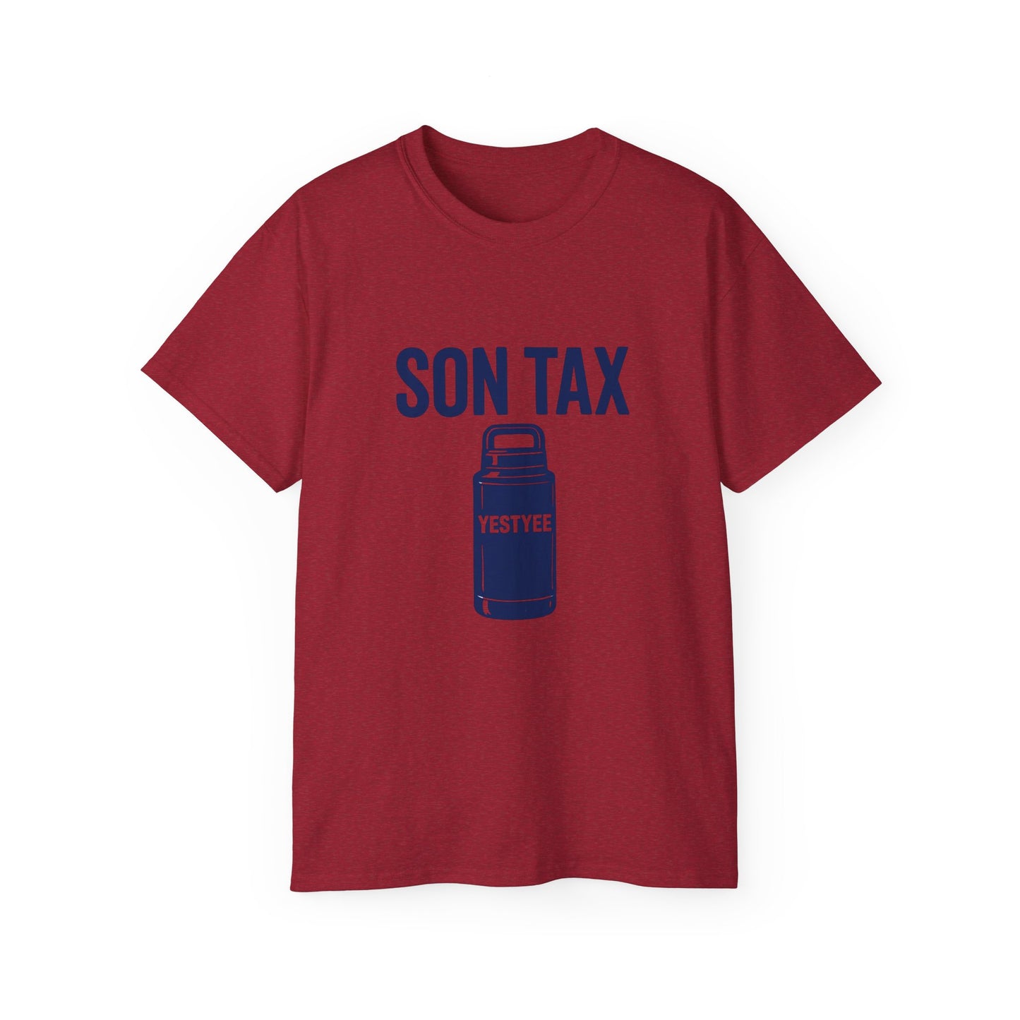 Humorous Unisex Cotton Tee - 'Son Tax' T-Shirt, Father's Day Gift, Casual Wear, Funny Gift for Dad, Unique Birthday Present