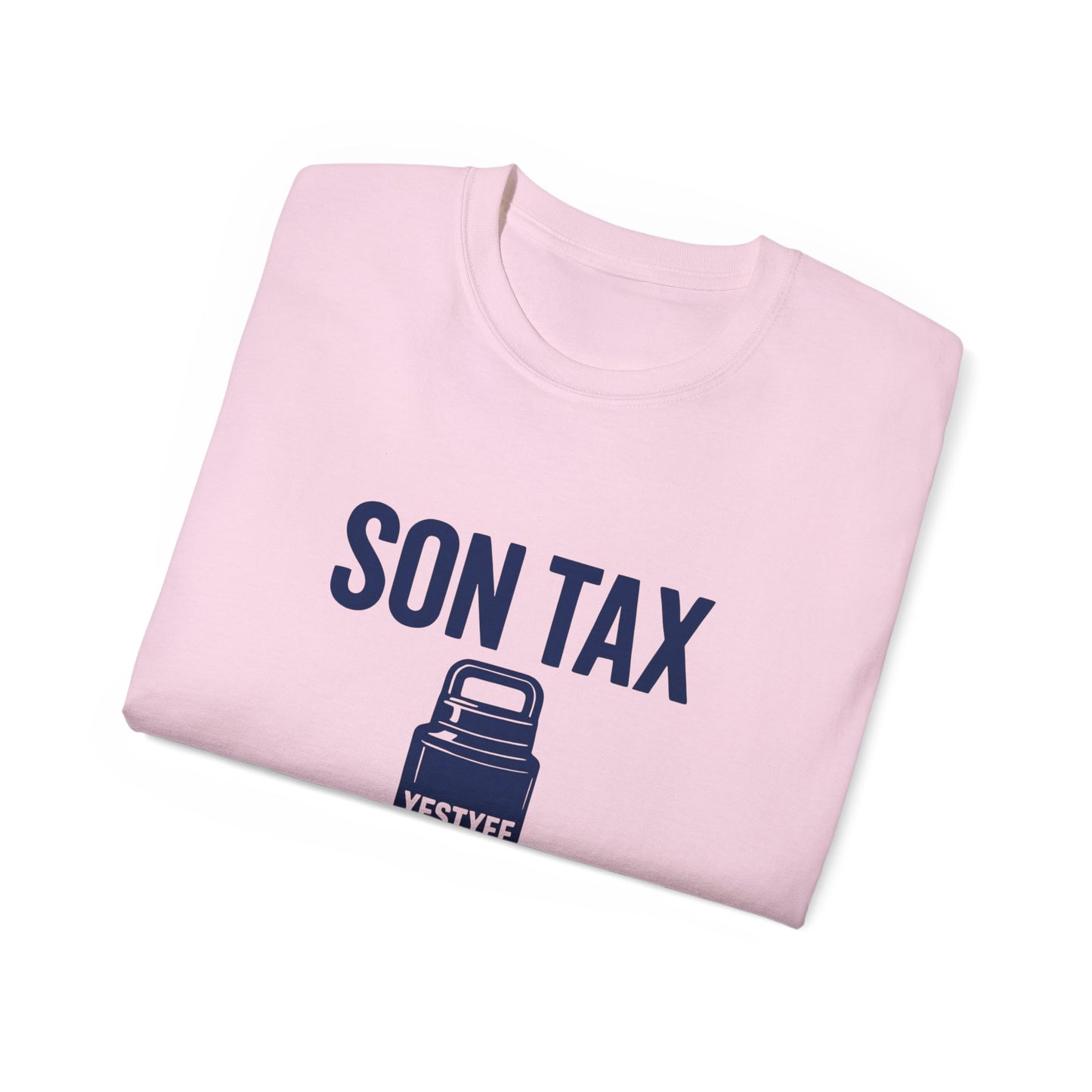 Humorous Unisex Cotton Tee - 'Son Tax' T-Shirt, Father's Day Gift, Casual Wear, Funny Gift for Dad, Unique Birthday Present