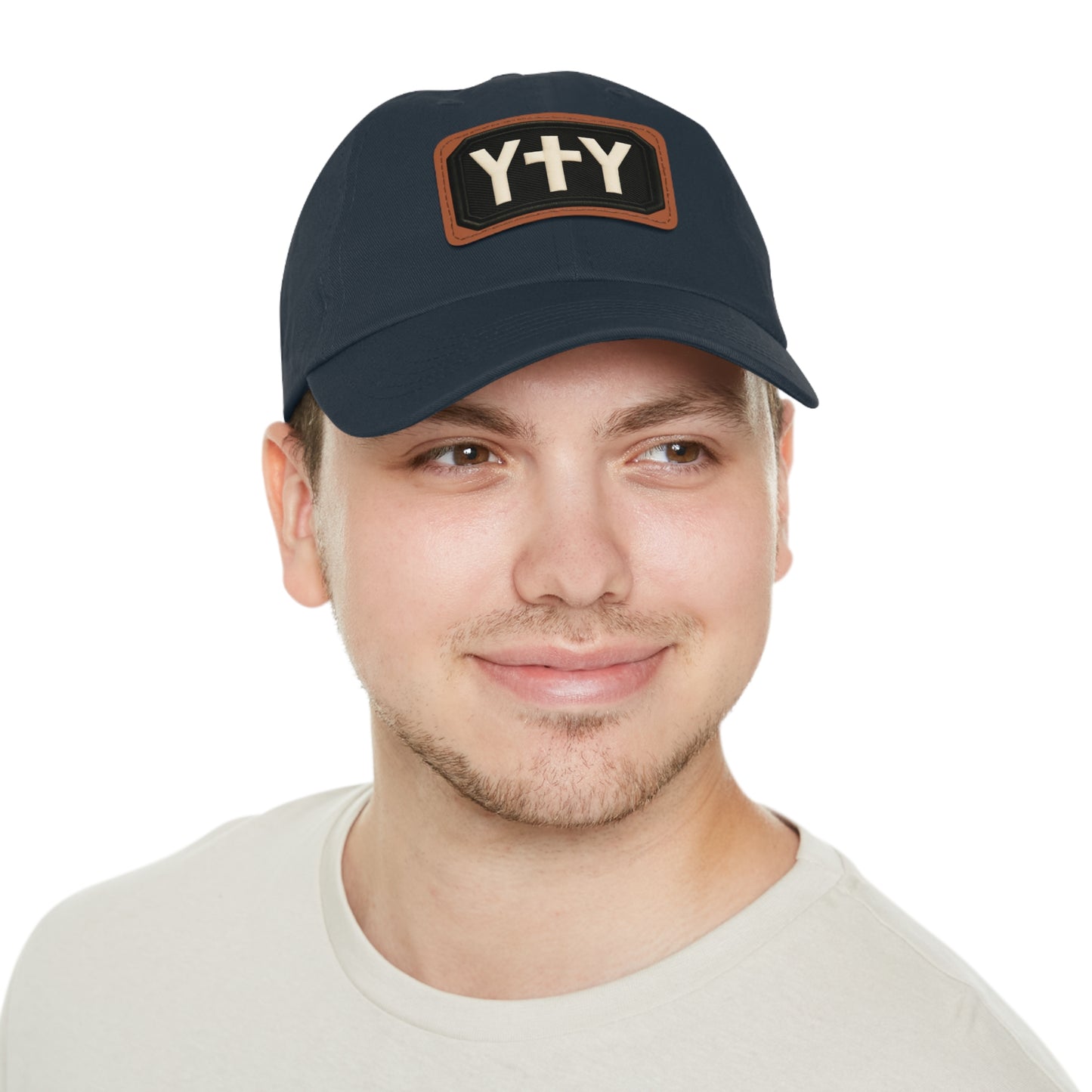 Stylish Dad Hat with Leather Patch | Casual Chic Outdoor Accessory, Perfect Gift for Fathers, Birthdays, Family Gatherings, Everyday Wear