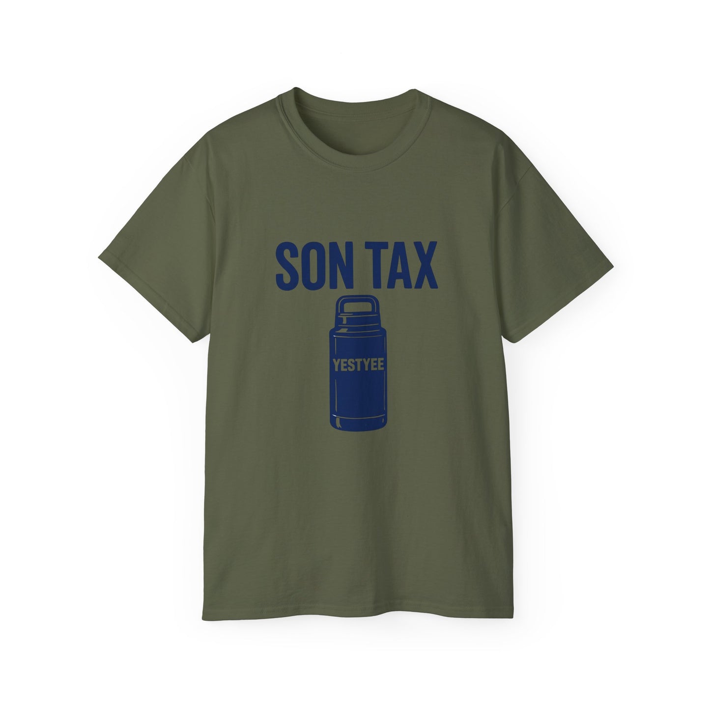Humorous Unisex Cotton Tee - 'Son Tax' T-Shirt, Father's Day Gift, Casual Wear, Funny Gift for Dad, Unique Birthday Present