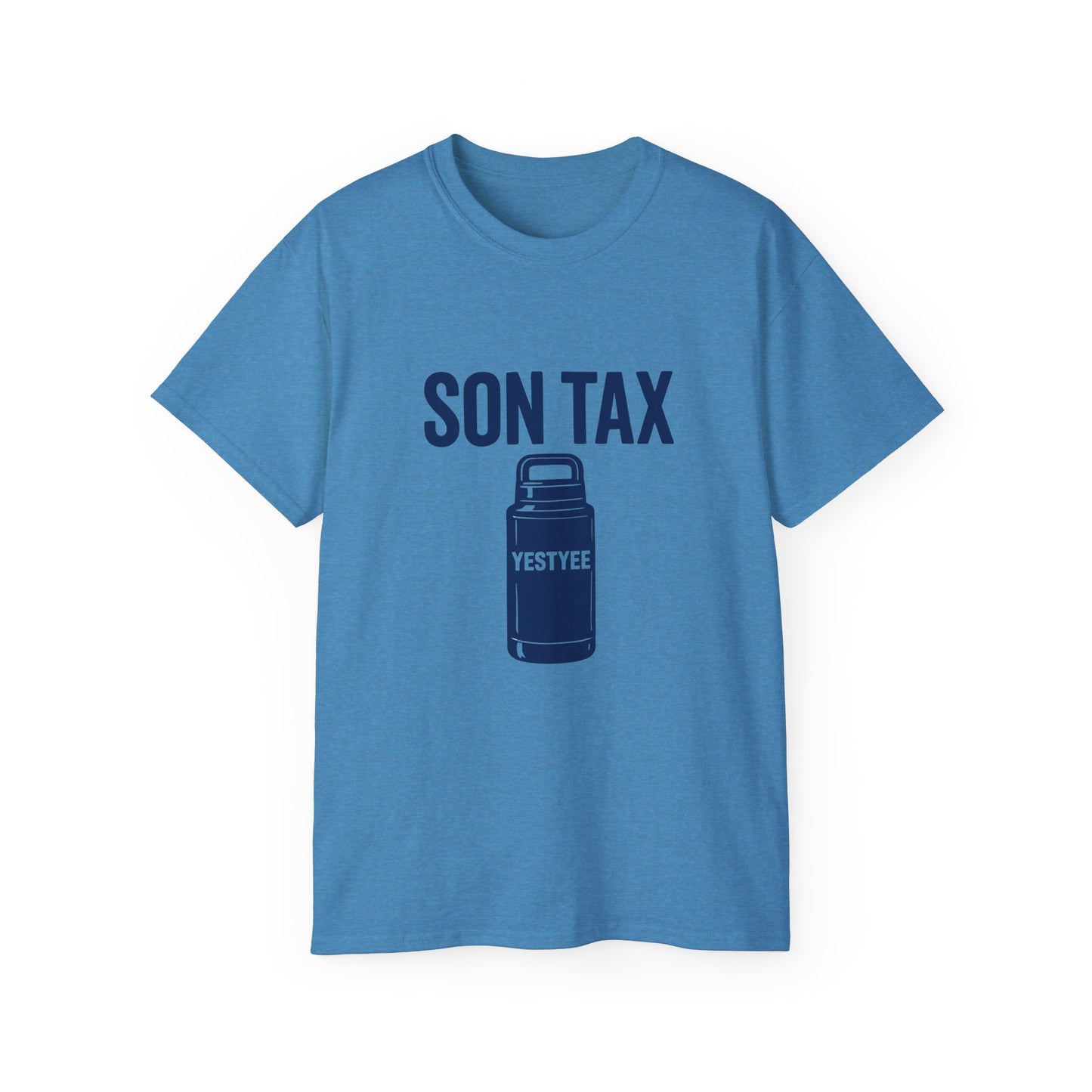 Humorous Unisex Cotton Tee - 'Son Tax' T-Shirt, Father's Day Gift, Casual Wear, Funny Gift for Dad, Unique Birthday Present