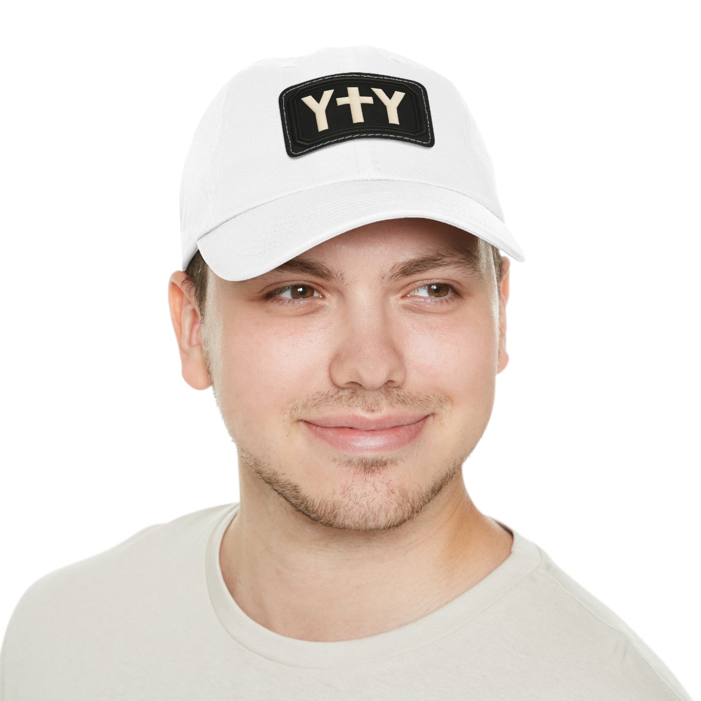 Stylish Dad Hat with Leather Patch | Casual Chic Outdoor Accessory, Perfect Gift for Fathers, Birthdays, Family Gatherings, Everyday Wear