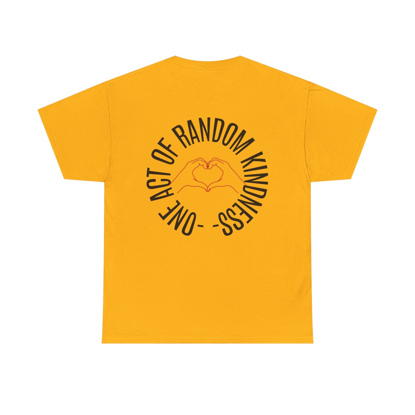 Unisex Heavy Cotton Tee - 'One Act of Random Kindness' T-Shirt, Comfortable Tee, Gift for Kindness Advocates, Casual Wear, Birthday Gift