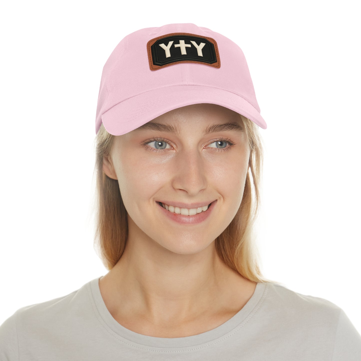 Stylish Dad Hat with Leather Patch | Casual Chic Outdoor Accessory, Perfect Gift for Fathers, Birthdays, Family Gatherings, Everyday Wear