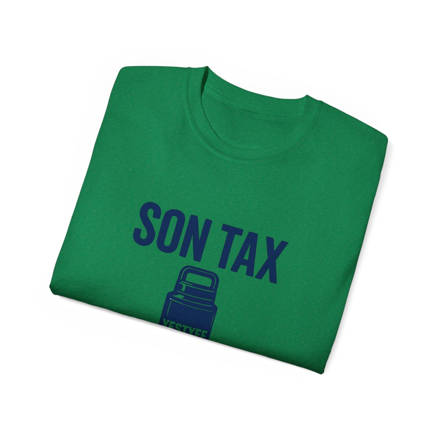 Humorous Unisex Cotton Tee - 'Son Tax' T-Shirt, Father's Day Gift, Casual Wear, Funny Gift for Dad, Unique Birthday Present