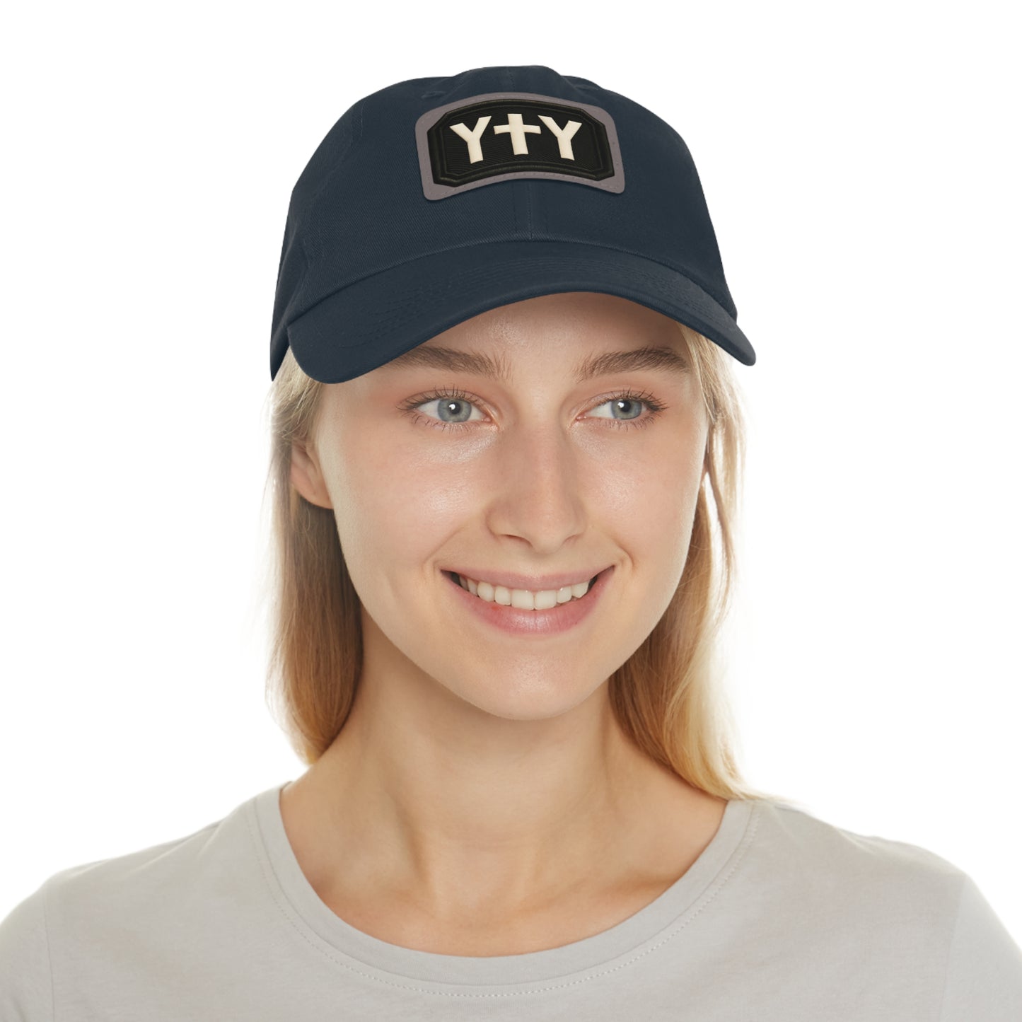 Stylish Dad Hat with Leather Patch | Casual Chic Outdoor Accessory, Perfect Gift for Fathers, Birthdays, Family Gatherings, Everyday Wear