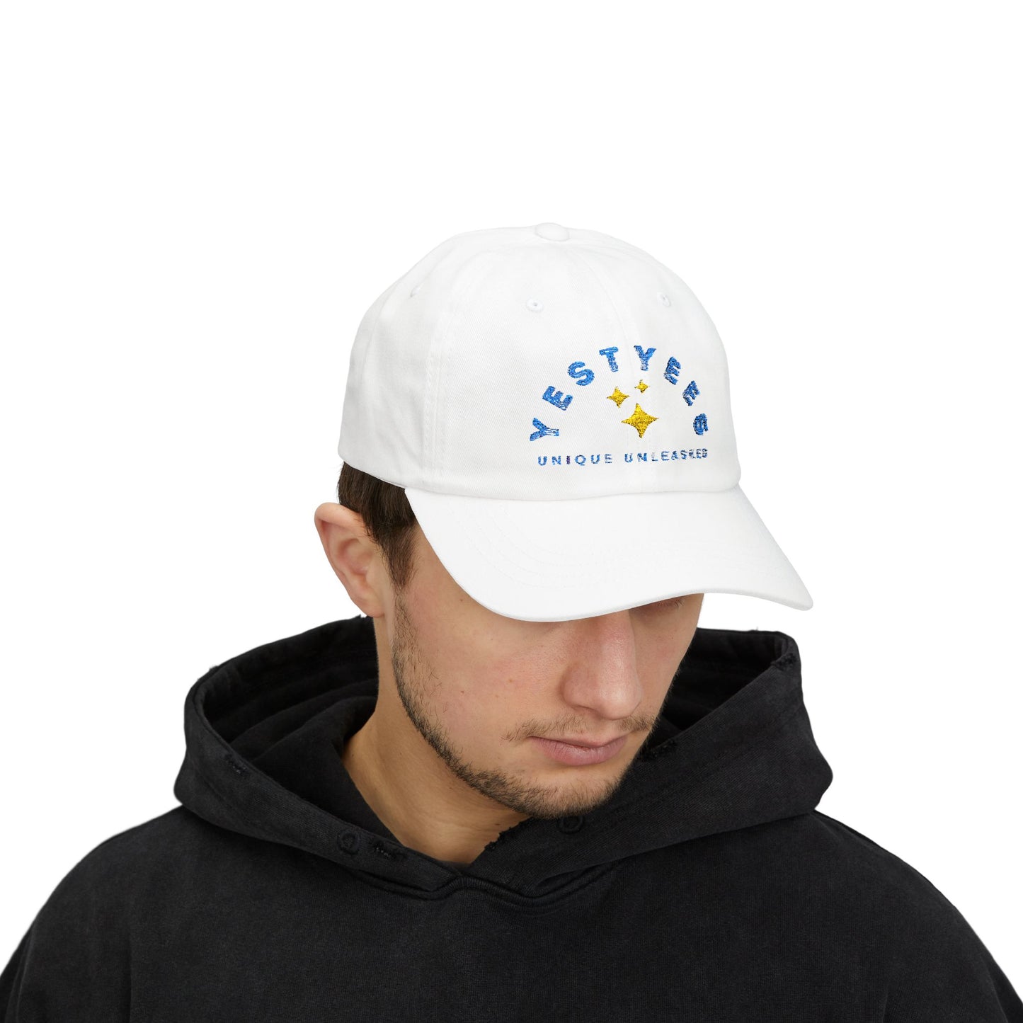 Unique Unisex Cap - YESTYEES Unleashed, Casual Style, Gift for Him/Her, Outdoor Adventures, Everyday Wear, Trendy Baseball Hat