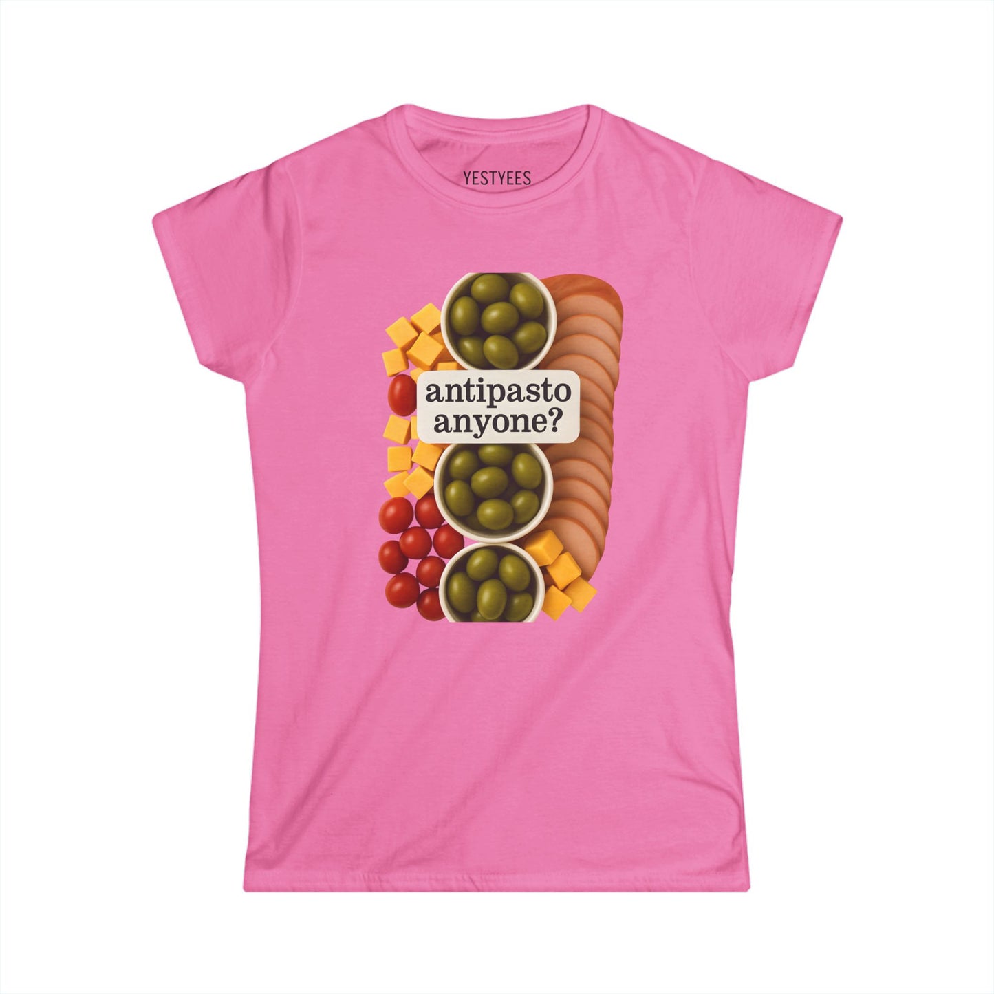 Antipasto Party Host Tee, Foodie Shirt, Casual Women’s Tee, Gift for Entertainers, Cookout Apparel, Fun Get-Together Outfit