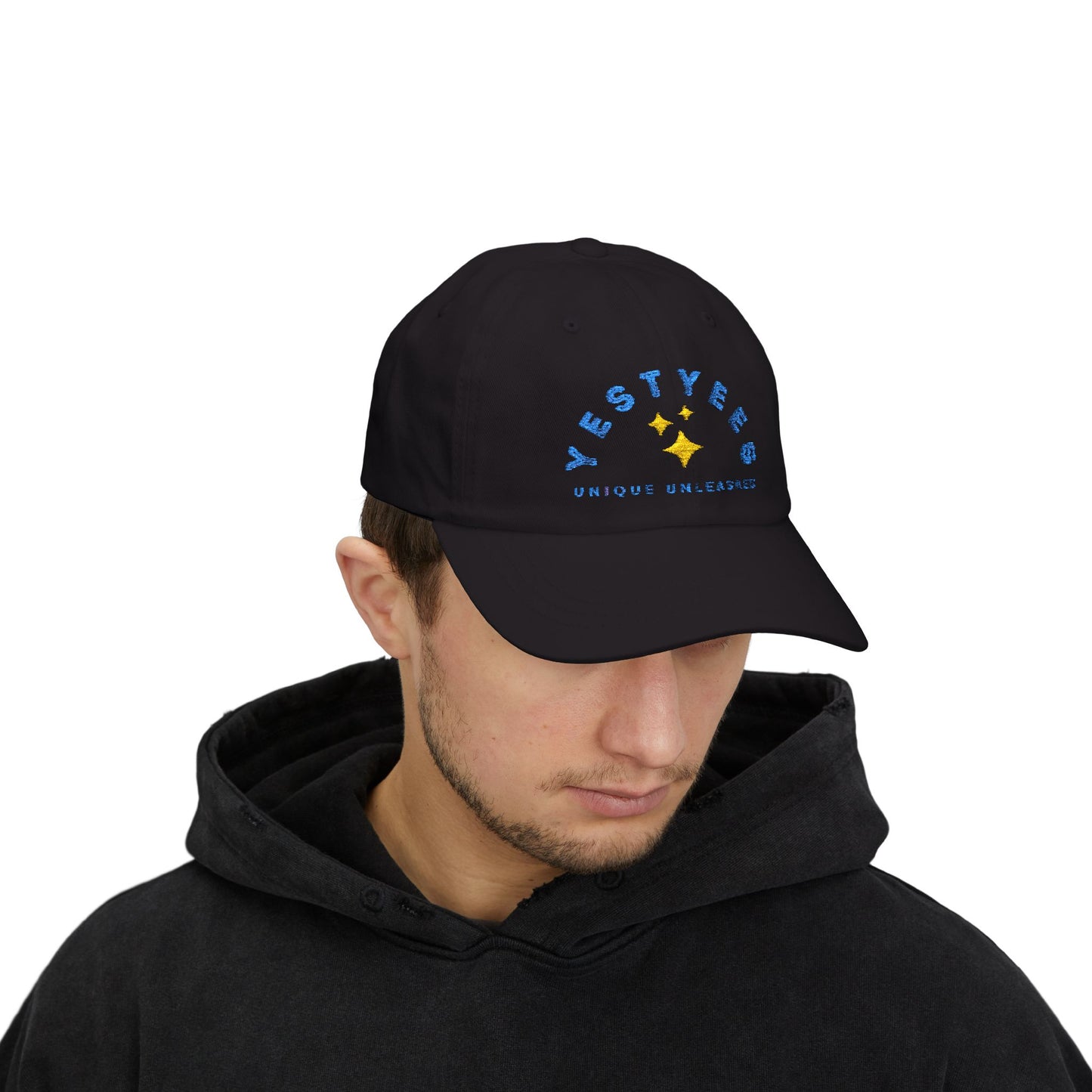 Unique Unisex Cap - YESTYEES Unleashed, Casual Style, Gift for Him/Her, Outdoor Adventures, Everyday Wear, Trendy Baseball Hat