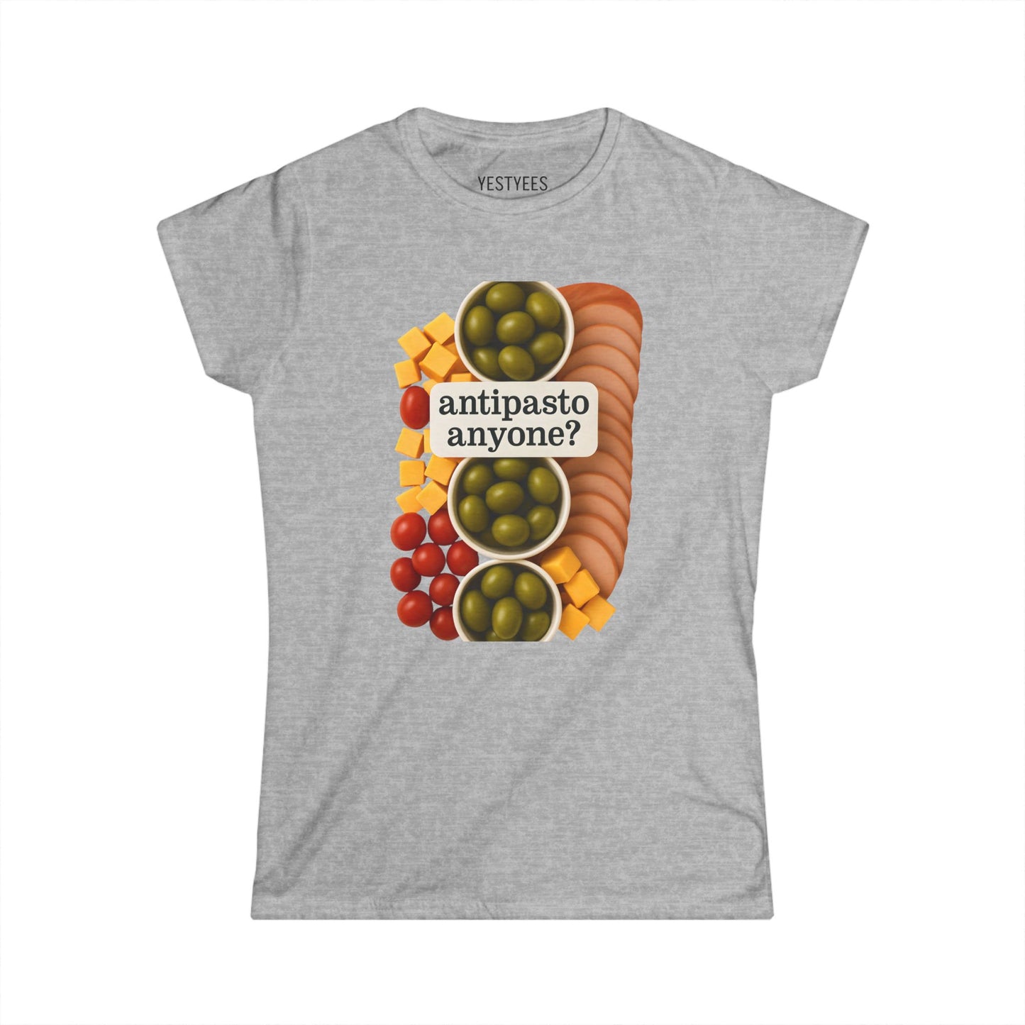 Antipasto Party Host Tee, Foodie Shirt, Casual Women’s Tee, Gift for Entertainers, Cookout Apparel, Fun Get-Together Outfit