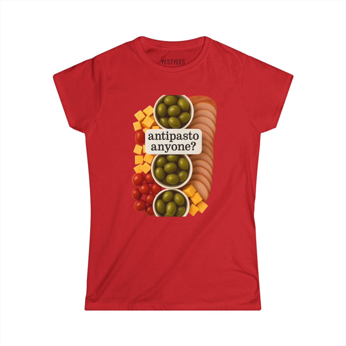 Antipasto Party Host Tee, Foodie Shirt, Casual Women’s Tee, Gift for Entertainers, Cookout Apparel, Fun Get-Together Outfit