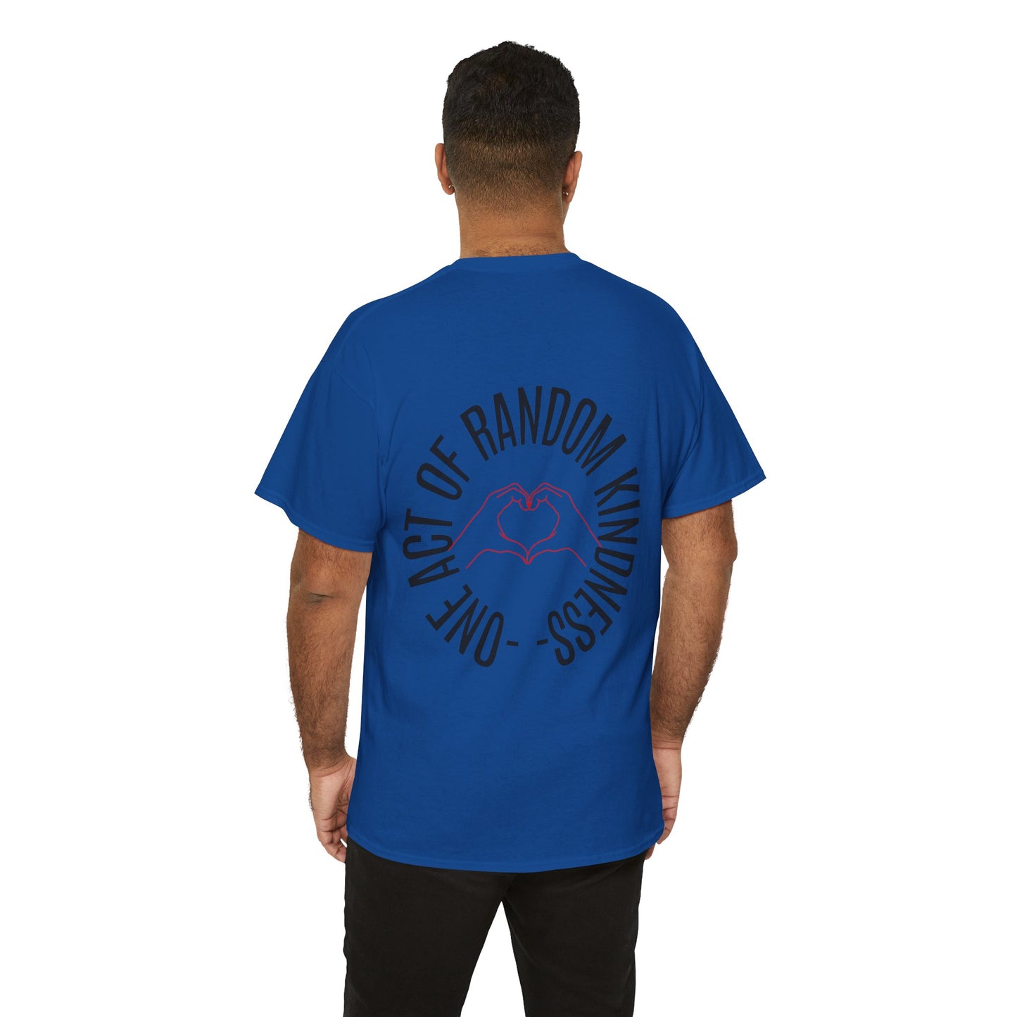 Unisex Heavy Cotton Tee - 'One Act of Random Kindness' T-Shirt, Comfortable Tee, Gift for Kindness Advocates, Casual Wear, Birthday Gift