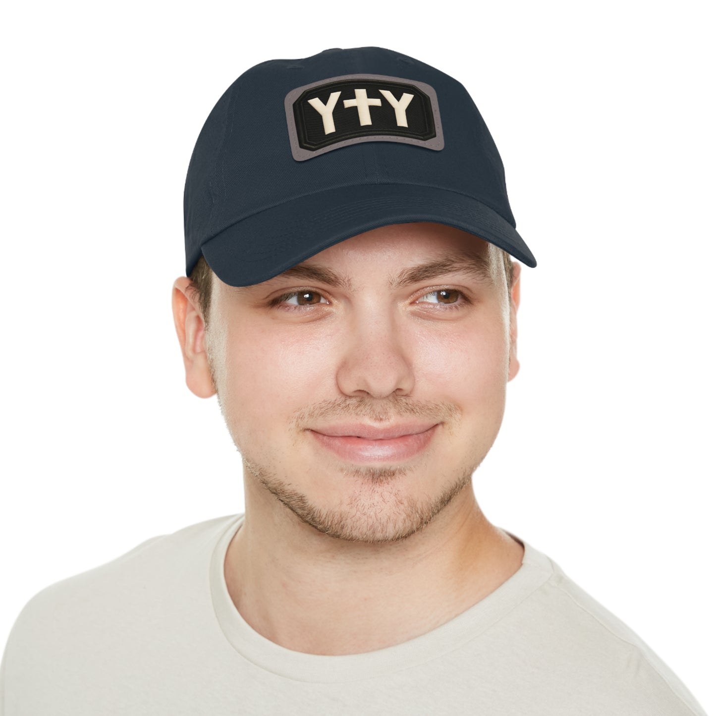 Stylish Dad Hat with Leather Patch | Casual Chic Outdoor Accessory, Perfect Gift for Fathers, Birthdays, Family Gatherings, Everyday Wear