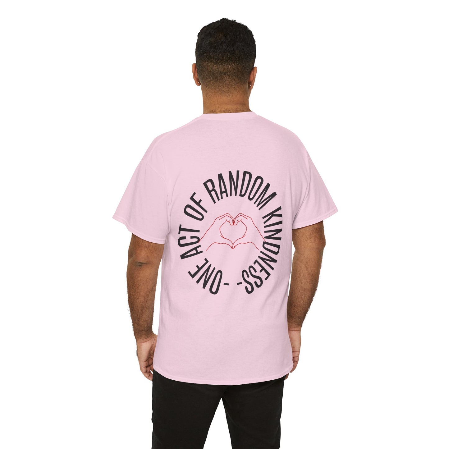 Unisex Heavy Cotton Tee - 'One Act of Random Kindness' T-Shirt, Comfortable Tee, Gift for Kindness Advocates, Casual Wear, Birthday Gift