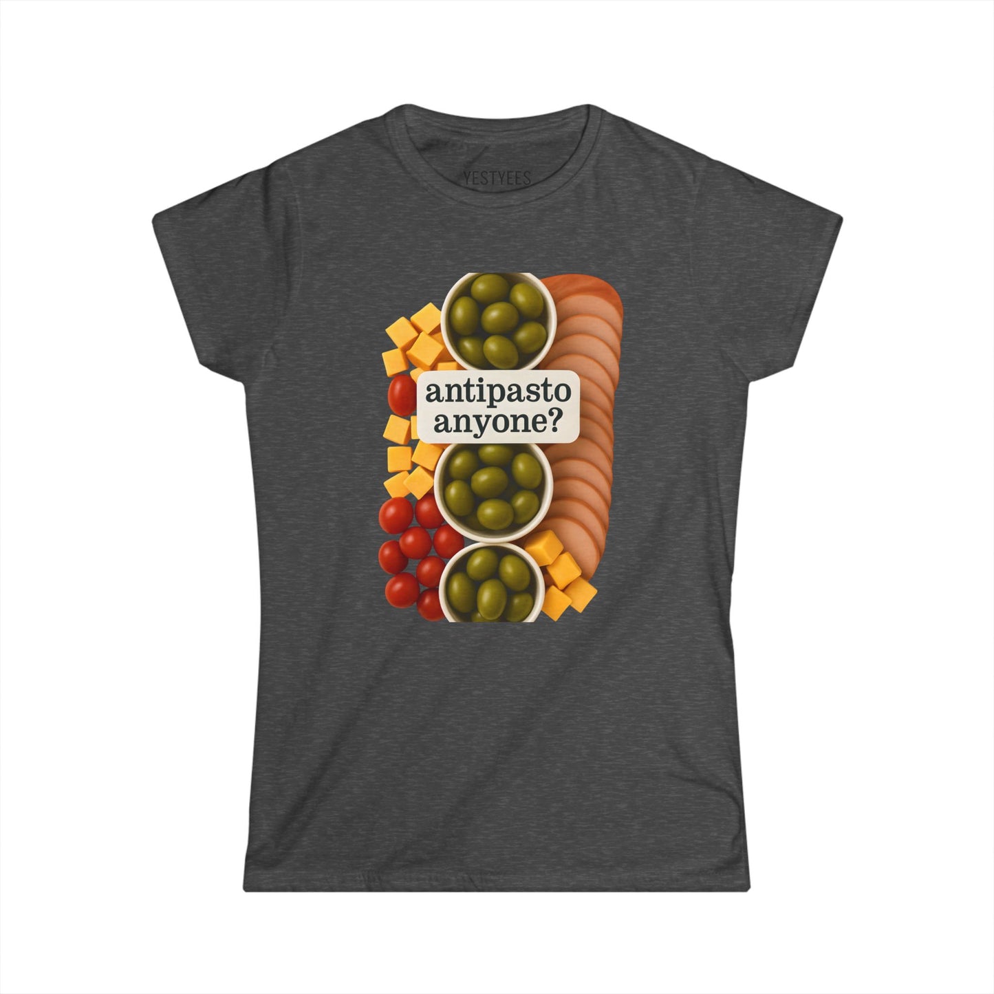 Antipasto Party Host Tee, Foodie Shirt, Casual Women’s Tee, Gift for Entertainers, Cookout Apparel, Fun Get-Together Outfit