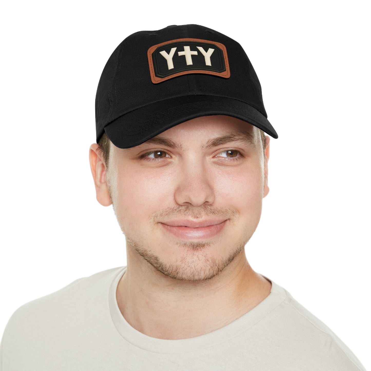 Stylish Dad Hat with Leather Patch | Casual Chic Outdoor Accessory, Perfect Gift for Fathers, Birthdays, Family Gatherings, Everyday Wear