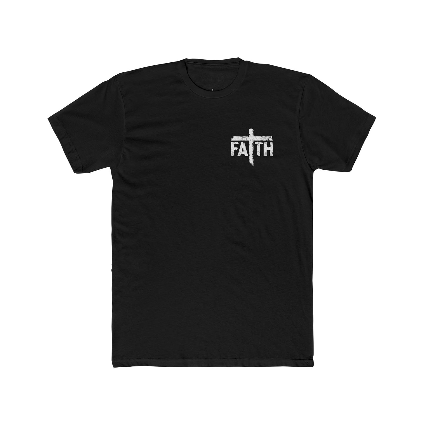 Faith Unisex Cotton Crew Tee, Inspirational Tee, Gift for Believers, Faith-Based Apparel, Christian T-Shirt, Casual Everyday Wear