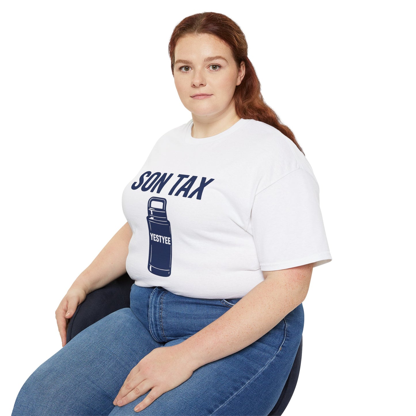 Humorous Unisex Cotton Tee - 'Son Tax' T-Shirt, Father's Day Gift, Casual Wear, Funny Gift for Dad, Unique Birthday Present