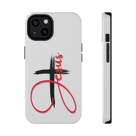 Impact-Resistant Phone Case with Jesus Design, Durable Christian Case for Protection, Faith-Inspired Gift, Unique Religious Phone [...]