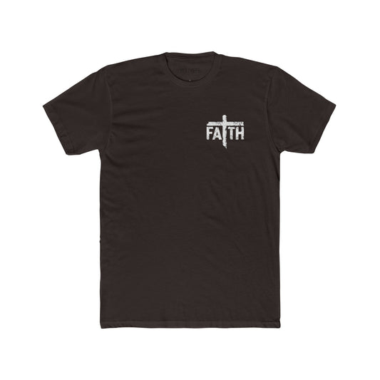 Faith Unisex Cotton Crew Tee, Inspirational Tee, Gift for Believers, Faith-Based Apparel, Christian T-Shirt, Casual Everyday Wear