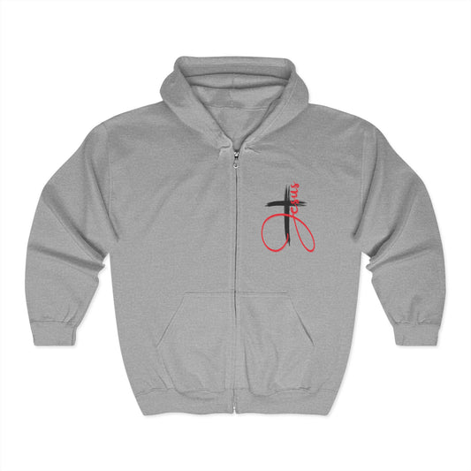 Unisex Christian Full Zip Hoodie with Inspirational Design, Cozy Sweatshirt for Everyday Wear, Perfect Gift for Friends, Fashionable Outerwear, [...]