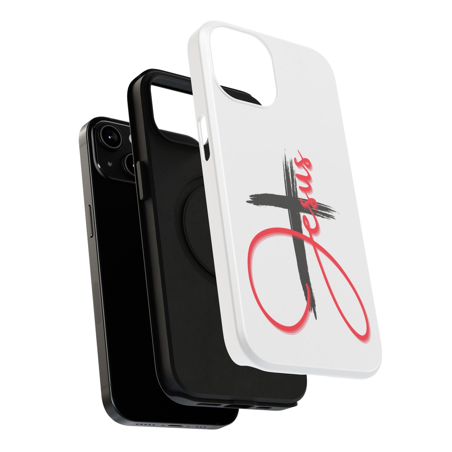Impact-Resistant Phone Case with Jesus Design, Durable Christian Case for Protection, Faith-Inspired Gift, Unique Religious Phone [...]