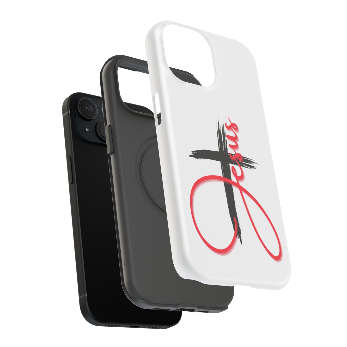 Impact-Resistant Phone Case with Jesus Design, Durable Christian Case for Protection, Faith-Inspired Gift, Unique Religious Phone [...]