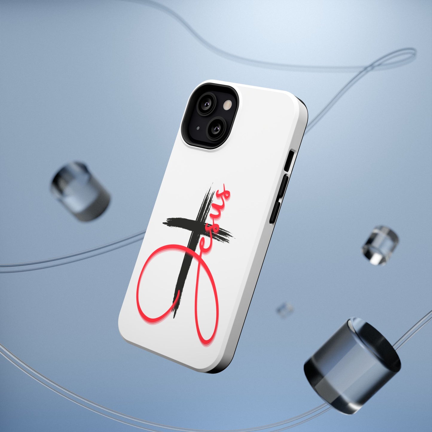 Impact-Resistant Phone Case with Jesus Design, Durable Christian Case for Protection, Faith-Inspired Gift, Unique Religious Phone [...]