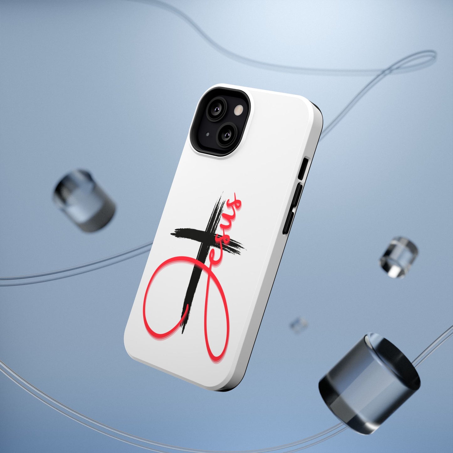 Impact-Resistant Phone Case with Jesus Design, Durable Christian Case for Protection, Faith-Inspired Gift, Unique Religious Phone [...]