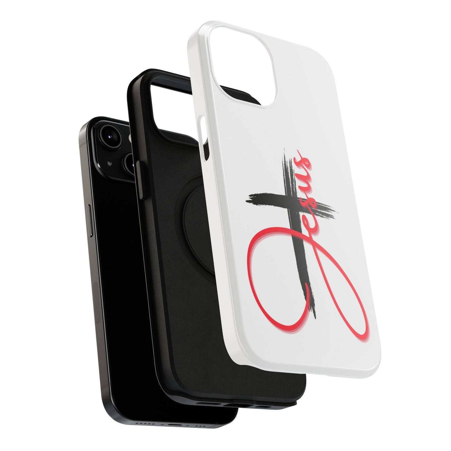 Impact-Resistant Phone Case with Jesus Design, Durable Christian Case for Protection, Faith-Inspired Gift, Unique Religious Phone [...]