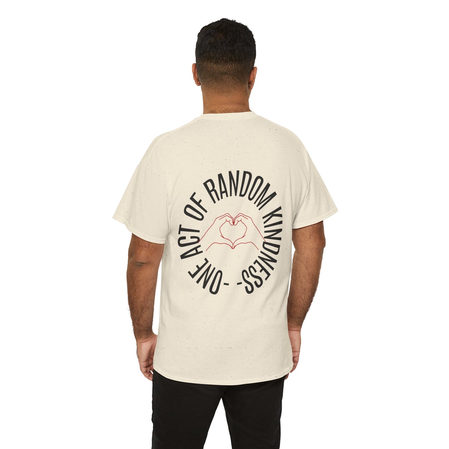 Unisex Heavy Cotton Tee - 'One Act of Random Kindness' T-Shirt, Comfortable Tee, Gift for Kindness Advocates, Casual Wear, Birthday Gift